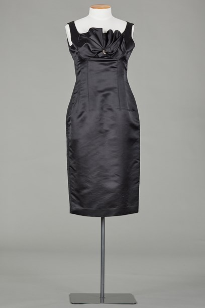 Trelise Cooper satin Little Black Dress, 2005